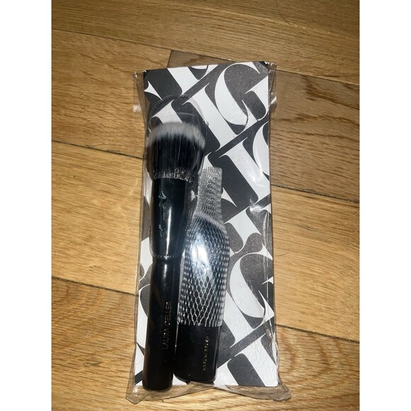 LAURA GELLER BLENDING BEAUTIES 2 PC SET - KABUKI BRUSH & FULL FACE BRUSH - NEW - Picture 5 of 5